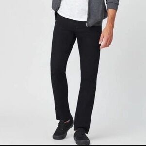 Mavi Zach Jeans Men's 34x32 Straight Leg Stretch Zip Fly Black 5 Pockets